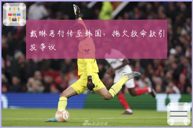 戴琳恶行传至韩国，拖欠救命款引发争议