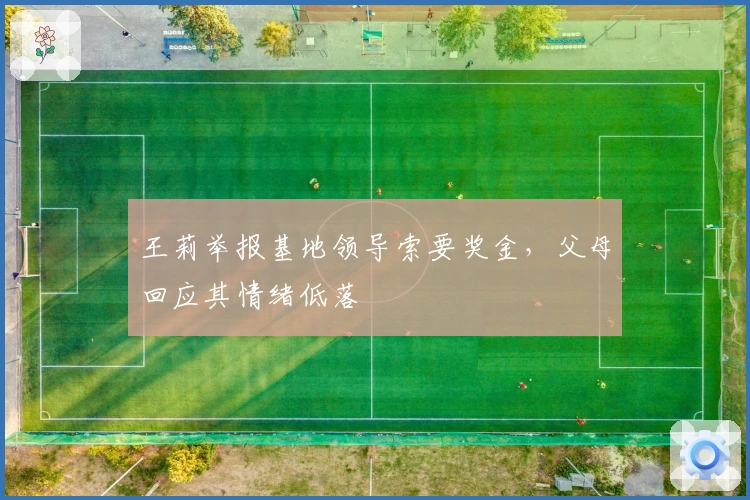 王莉举报基地领导索要奖金，父母回应其情绪低落